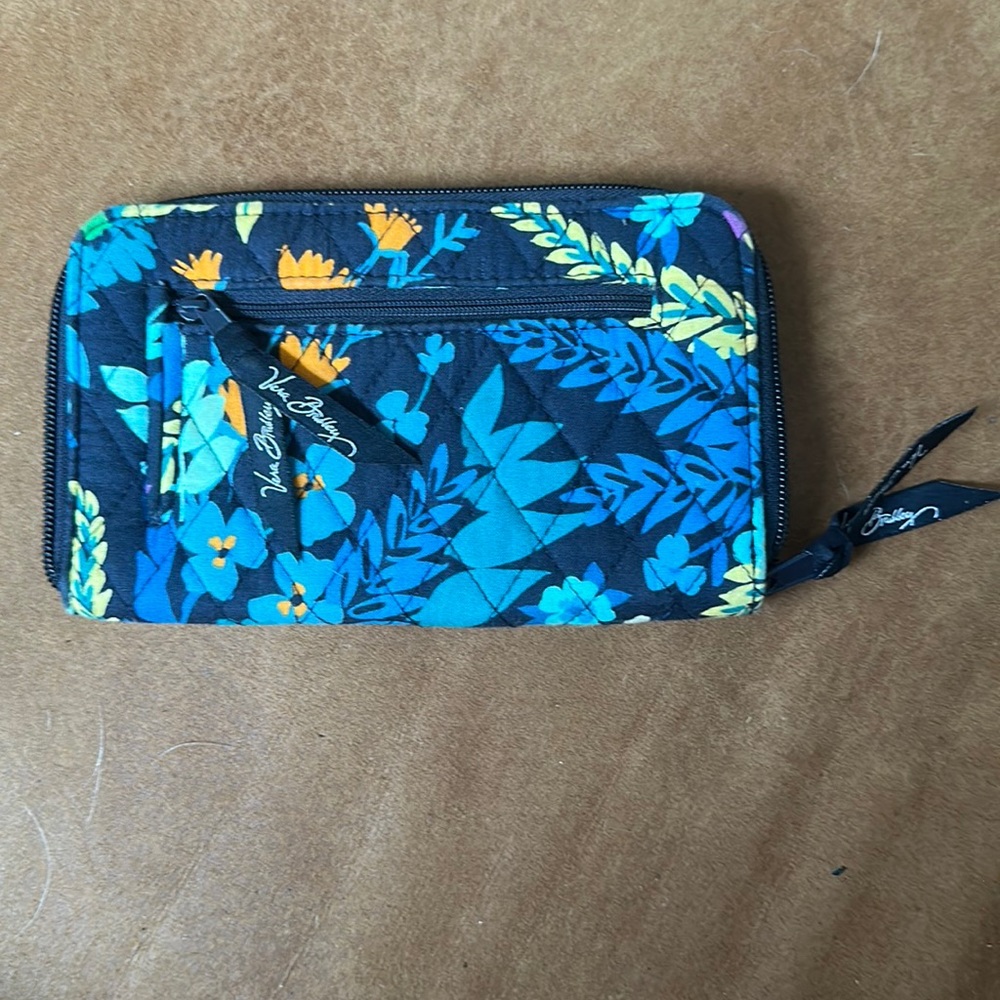 Vera Bradley Zip Wallet Midnight Blues